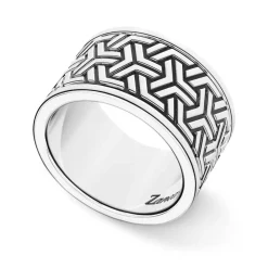 Cheap Zancan Silver Broad Band Ring. Bagues