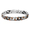 Store Zancan Silver Ceramic Curb Chain Bracelet With Lacquered Links. Bracelets