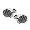 Best Zancan Silver Cufflinks. Boutons De Manchette