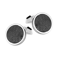 Cheap Zancan Silver Cufflinks. Boutons De Manchette