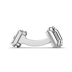 Discount Zancan Silver Cufflinks With Black Stones. Boutons De Manchette