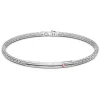 Cheap Zancan Silver Curb Chain Bracelet With Rose Gold Screw On The Tag. Bracelets
