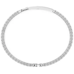 Cheap Zancan Silver Curb Chain Bracelet With Rose Gold Screw On The Tag. Bracelets