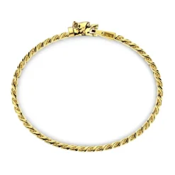 Store Zancan Silver Curb Chain Bracelet With Pit Bull Head Closure. Bracelets