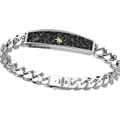 Store Zancan Silver Curb Chain Bracelet With Tag. Bracelets