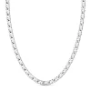 Cheap Zancan Silver Curb Chain Necklace Colliers