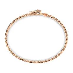 Outlet Zancan Silver Curb Chain Bracelet With Snake Head Closure. Bracelets