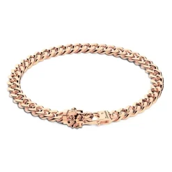 Best Sale Zancan Silver Curb Chain Bracelet With Lion Head Closure. Bracelets