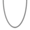 New Zancan Silver Curb Chain Necklace. Colliers