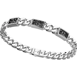 Outlet Zancan Silver Curb Chain Bracelet With Tags. Bracelets