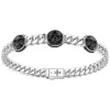 Store Zancan Silver Curb Chain Bracelet With Skulls. Bracelets