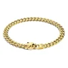 New Zancan Silver Curb Chain Bracelet With Panther Head Closure. Bracelets