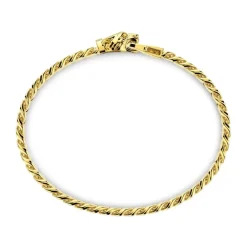 New Zancan Silver Curb Chain Bracelet With Panther Head Closure. Bracelets
