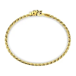 Fashion Zancan Silver Curb Chain Bracelet With Bear Head Closure. Bracelets