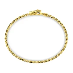 New Zancan Silver Curb Chain Bracelet With Snake Head Closure Bracelets