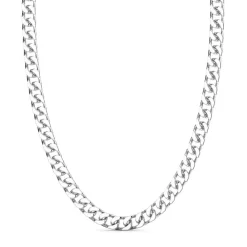 Sale Zancan Silver Curb Chain Necklace. Colliers