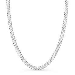 Online Zancan Silver Curb Chain Necklace. Colliers