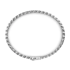 Flash Sale Zancan Silver Curb Chain Bracelet. Bracelets