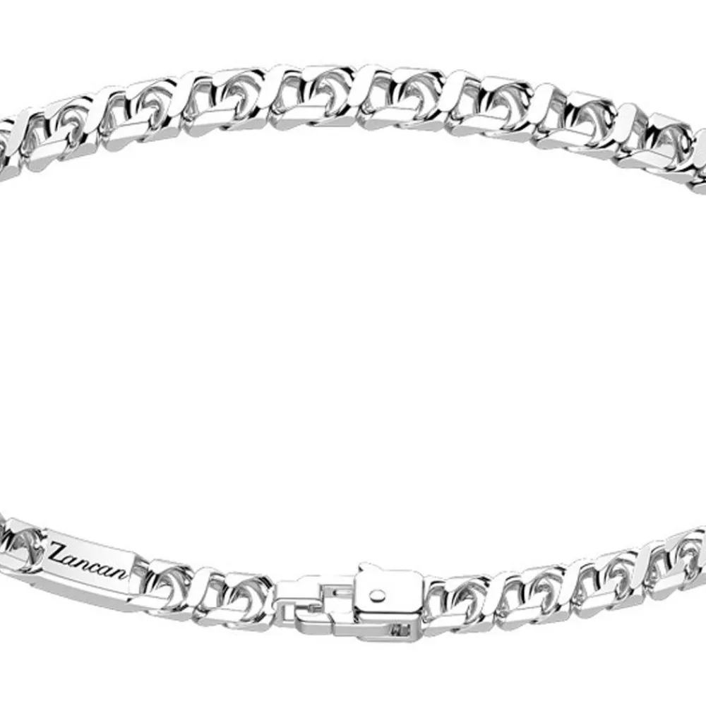 Flash Sale Zancan Silver Curb Chain Bracelet. Bracelets