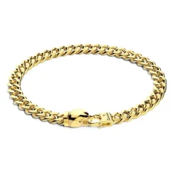 Outlet Zancan Silver Curb Chain Bracelet With Eagle Head Closure. Bracelets