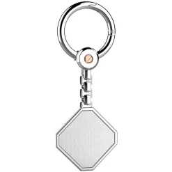 Clearance Zancan Silver Keychain With Rose Gold Screw. Porte-clés