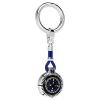 Flash Sale Zancan Silver Keychain With Black Compass. Porte-clés