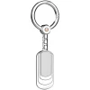 Best Zancan Silver Keychain With Rose Gold Screw. Porte-clés