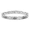 Discount Zancan Silver Link-Only Bracelet With Black Stones. Bracelets