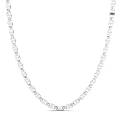 New Zancan Silver Link-Only Necklace. Colliers