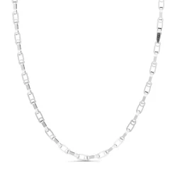 New Zancan Silver Link-Only Necklace. Colliers