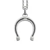 Cheap Zancan Silver Necklace Horse-Shoe Pendant. Colliers