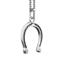 Cheap Zancan Silver Necklace Horse-Shoe Pendant. Colliers