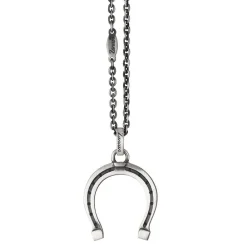 Cheap Zancan Silver Necklace Horse-Shoe Pendant. Colliers