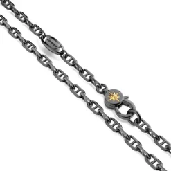 Cheap Zancan Silver Necklace With Anchor Pendant And Mermaid. Colliers
