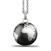 Best Sale Zancan Silver Necklace With Globe Pendant. Colliers