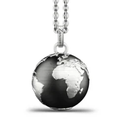 Best Sale Zancan Silver Necklace With Globe Pendant. Colliers