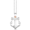New Zancan Silver Necklace With Anchor Pendant. Colliers
