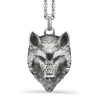 Flash Sale Zancan Silver Necklace With Wolf. Colliers