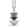 New Zancan Silver Necklace With Heart. Colliers