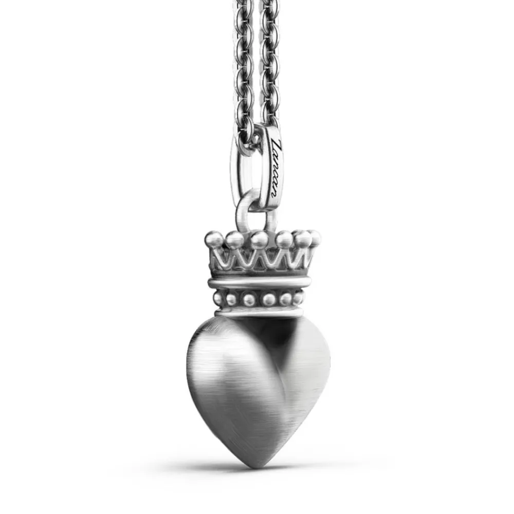 New Zancan Silver Necklace With Heart. Colliers