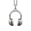 Cheap Zancan Silver Necklace With Headphone Pendant. Colliers
