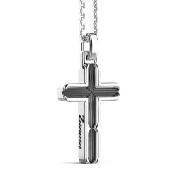 Hot Zancan Silver Necklace With Cross Pendant. Colliers