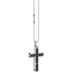Hot Zancan Silver Necklace With Cross Pendant. Colliers