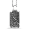 Flash Sale Zancan Silver Necklace With Tag And Black Stones. Colliers