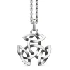 Store Zancan Silver Necklace With Celtic Pendant. Colliers
