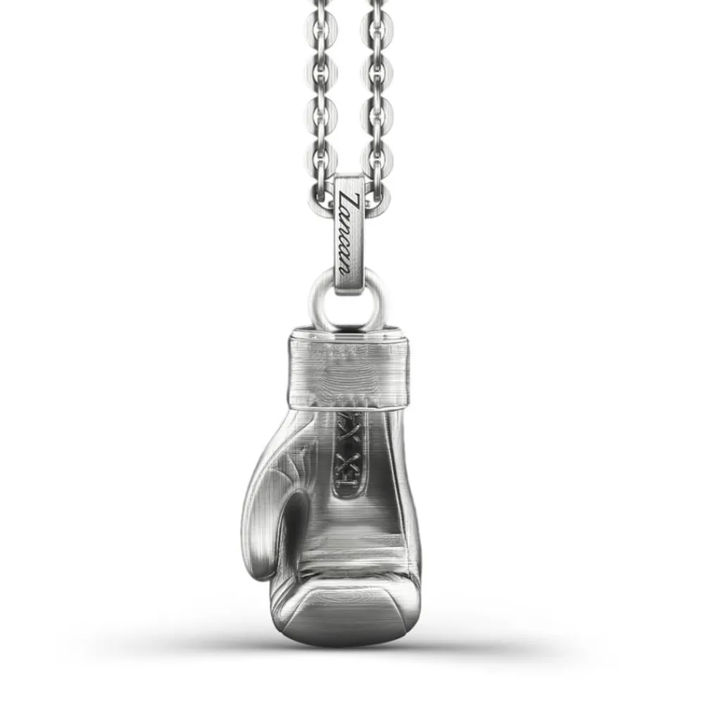 Cheap Zancan Silver Necklace With Glove. Colliers