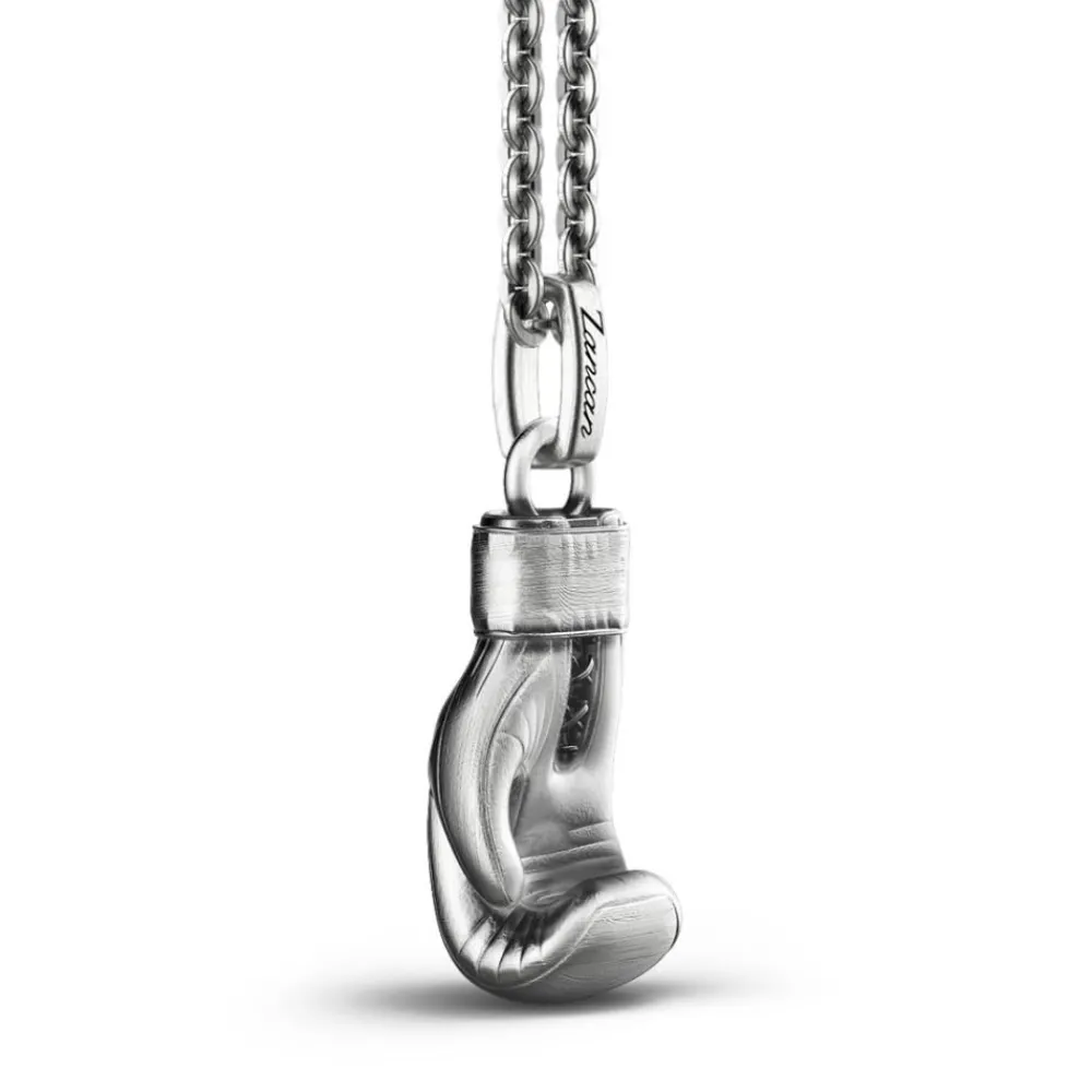Cheap Zancan Silver Necklace With Glove. Colliers