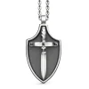 Clearance Zancan Silver Necklace With Shield Pendant. Colliers