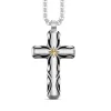 Sale Zancan Silver Necklace With Cross Pendant And Tribal Motif. Colliers
