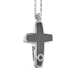 New Zancan Silver Necklace With Cross Pendant. Colliers
